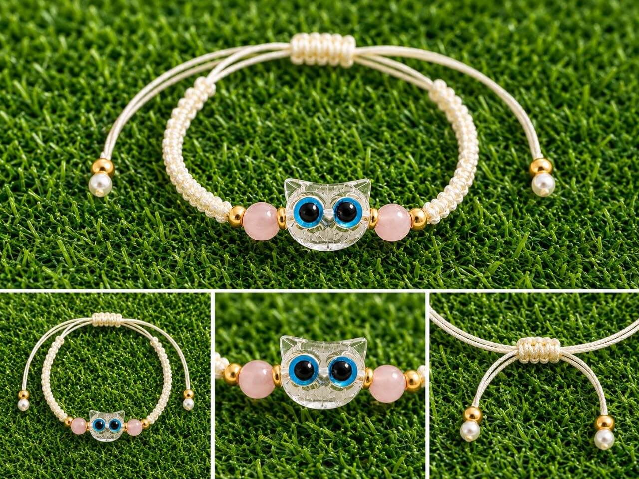 Cute Cat Couple Bracelet set